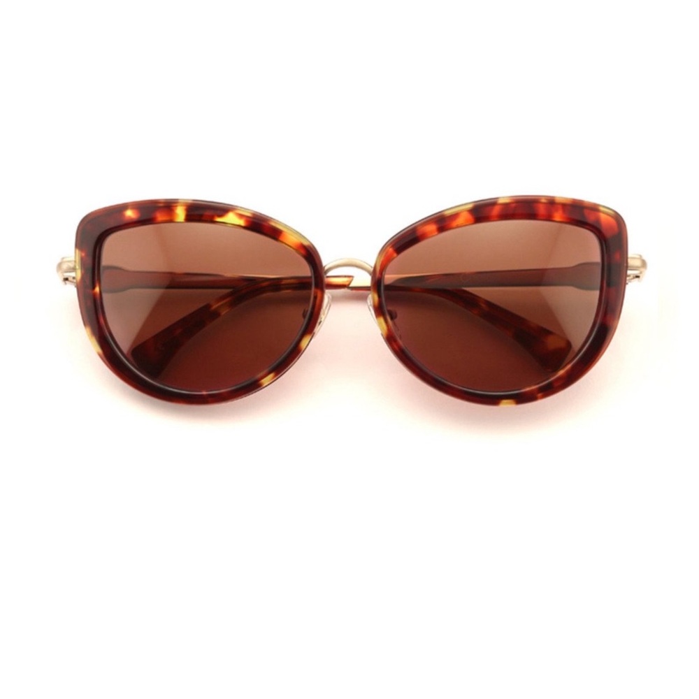 Wildfox Chaton Acetate & Metal Cat-Eye Sunglasses Tokyo Tortoise
